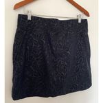 Orvis  Womens Embossed Pull On Travel Skort Golf Black Rose Embossed Print Sz M Photo 8