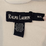 Ralph Lauren White Hooded Robe With Pink Horse Logo Photo 3