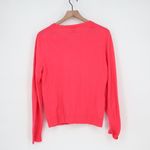 J.Crew The Caryn Cardigan Coral Button Up Long Sleeve Cotton Sweater Size L Photo 4