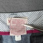 Merona Womens 16 Cotton Blue Chambray Flat Front Chino Lightweight Shorts Photo 4