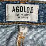 AGOLDE Denim Mini Skirt Size 27 Photo 7