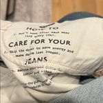 Madewell  mom jeans Light Blue‎ High Rise Distressed Jeans 30T Photo 5