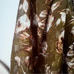 MAGNOLIA BOUTIQUE floral‎ puff sleeve blouse Women’s SIZE SMALL boho fall Brown Photo 3