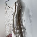 Thirty Thirty Elegant Cream Maxi Dress with Floral Accents Size XS Photo 8