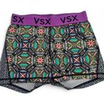 Victoria's Secret VSX Sport Victoria Secret Shorts S Multicolor Abstract The Player Athletic Gym Photo 0