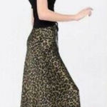 ZARA  Leopard Print Satin Skirt Sz. XL EUC Photo 0