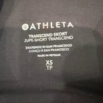 Athleta NWT Transcend Skort Women's XS Black High Rise Ruched Sides Athleisure Photo 5