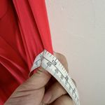 Morgan & co Prom Dress Maxi Gown Y2K Beaded Halter Cut Out Mermaid Coral S Sexy Red Photo 10