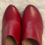 Spring Step L’artiste   Red Floral Embossed Mules size 7.5 BNWOT Photo 11