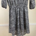 Collective Concepts Minimalist Boho Midi Dress Geometric Print 3/4 Sleeve Flattering Aesthetic XS Photo 2