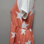 Oddy coral star print peplum top size small Photo 4