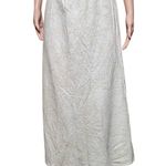 Pulp elastic waist white flower print linen pull Photo 2