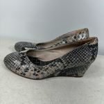 Vionic  Antonia Wedge Pumps Womens Size 10M Beige Snake Prints Size 8 Photo 3