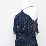 Aidan Mattox  Beaded Cold Shoulder Halter Gown NWT Photo 9