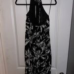 Black Swallow  Red White Flower Romper Photo 1