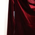 Bobi NWT X Revolve Wine Velvet Dress Size Small Photo 3