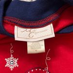 Vintage Christmas Sweatshirt Holiday Pullover 2X 3X Red Photo 4