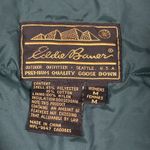 Eddie Bauer  Goose Down Puffer Vest Womens Medium Green Hunting Pockets Photo 1