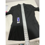 Banana Republic Womans Bananna Republic Classic Stretch Black 1 Button Blazer Size 0 Photo 8