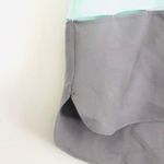 Elie Tahari Tank Top XS Silk Asher Contrast Mint Luxury Delicate Cut Out Raw Hem Photo 3