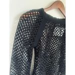 Opening Ceremony KYE Mesh Black Shirt Size Medium Sheer Punk Goth Grunge Style Photo 5