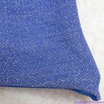 Beach Riot NEW Kenzie Bikini Top sparkly peri blue, XS Photo 10