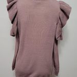 love on a hanger Ruffled Cold Shoulder Sweater Size Medium Photo 5