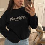 Black Crewneck Sweatshirt Photo 1