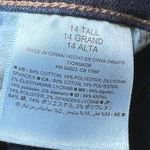 Old Navy Curvy Mid Rise Blue Jeans Womens 14 Tall Denim Dark Wash Stretch Casual Photo 5