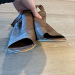 Miz Mooz  Women’s Shiloh Sandal Leather Perforated Peeptoe Heel Size 40/9-9.5 US Photo 3