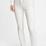 Gap White Mid Rise Skinny Jeans Photo 0