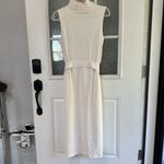 Prologue Women’s  sleeveles belted dress  white small Photo 5