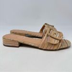 Joie  Claire Slip On Tweed Buckle Sandals Beige Size‎ 7.5 Photo 5
