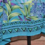 Catherines Womens 1X Tropical Floral Lace Blouse Top Sheer Vacation Beach Cruise Photo 8