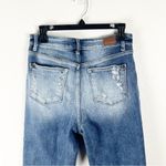 Judy Blue  Blue Denim Straight Fit Ripped Distressed High Rise Jeans, Size 28 Photo 10
