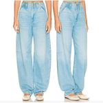 Mother SNACKS! The Kegger Utility Heel Jean Blue Size 27 Photo 0
