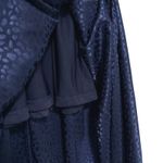 Baltic Born Savannah Print Kimono Maxi Dress Navy Blue Size Small True Wrap Photo 5