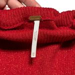 Free People  Red Shimmer Mock Neck Sweater Dress | U.S. Woman’s XSmall Photo 8