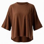 Fantastic Fawn New.  Chocolate Brown Tunic Top Photo 1