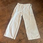 Madewell Griff wide leg cargo cream utility 31 sustainable pants Photo 2