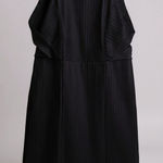 ZARA W&B Black Pinstripe Sleeveless Sheath Dress Women Size L Size L Photo 0