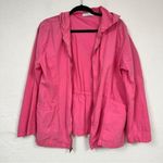 Fresh Produce  Pink Cotton Lightweight Jacket Womens L Beachy Casual Summer Coat Photo 0