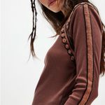 Free People Lost Love Embroidered Long Sleeve Top Photo 1