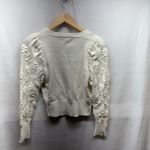 Jessica Simpson Jessica‎ Simpson Cream Cropped Sweater - Size XS - Cute! Photo 7