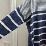 Vineyard Vines  Womens Sweater Size‎ S Navy Blue White Relaxed Cotton Photo 6