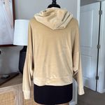 American Eagle  Gold Velour Velvet Pullover Hoodie Photo 2