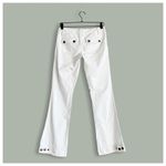 Abercrombie & Fitch Y2k Vintage NWT White Low Rise Flare Utility Chino Pants Photo 2