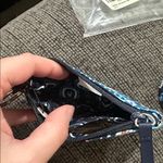 Blue and Orange ID Holder with Lanyard credit card wallet Photo 1