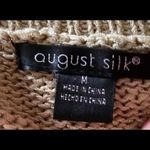 August Silk  Tan Cardigan Swing Sweater Siz… Photo 1