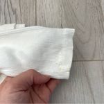 Banana Republic  Shirt keyhole tie front long sleeve womens White (small) vintage Photo 6